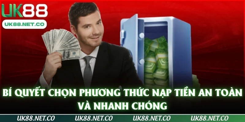 Bí quyết chọn phương thức nạp tiền an toàn và nhanh chóng