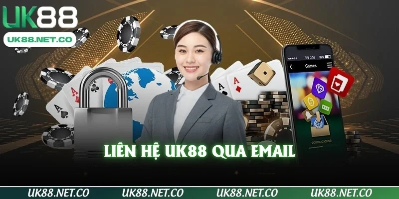 Liên hệ UK88 qua email